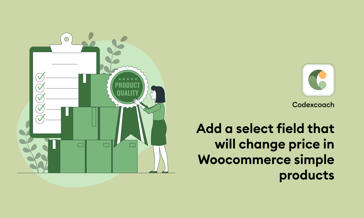 Add a select field that will change price in Woocommerce simple products