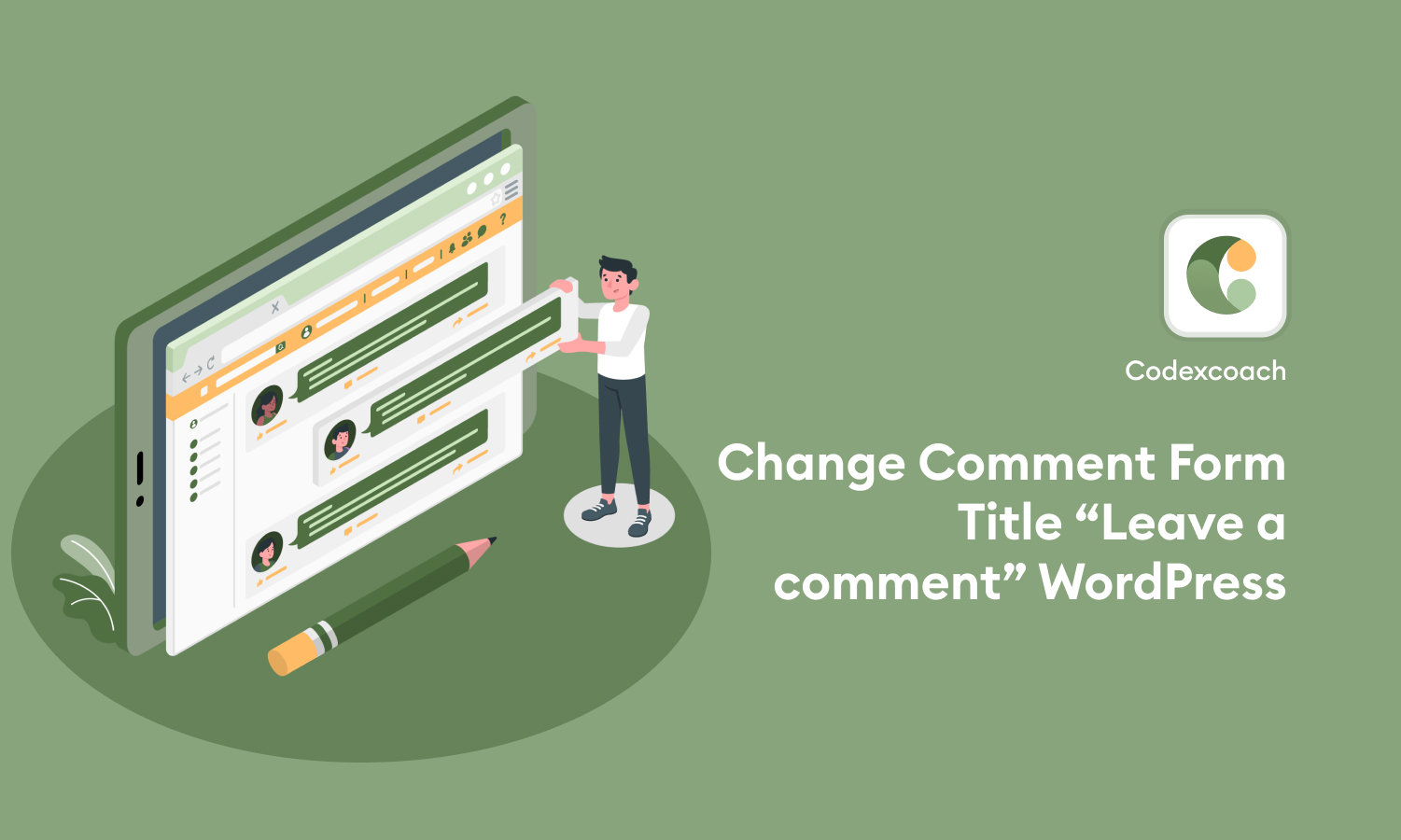 Change Comment Form Title “Leave a comment” WordPress
