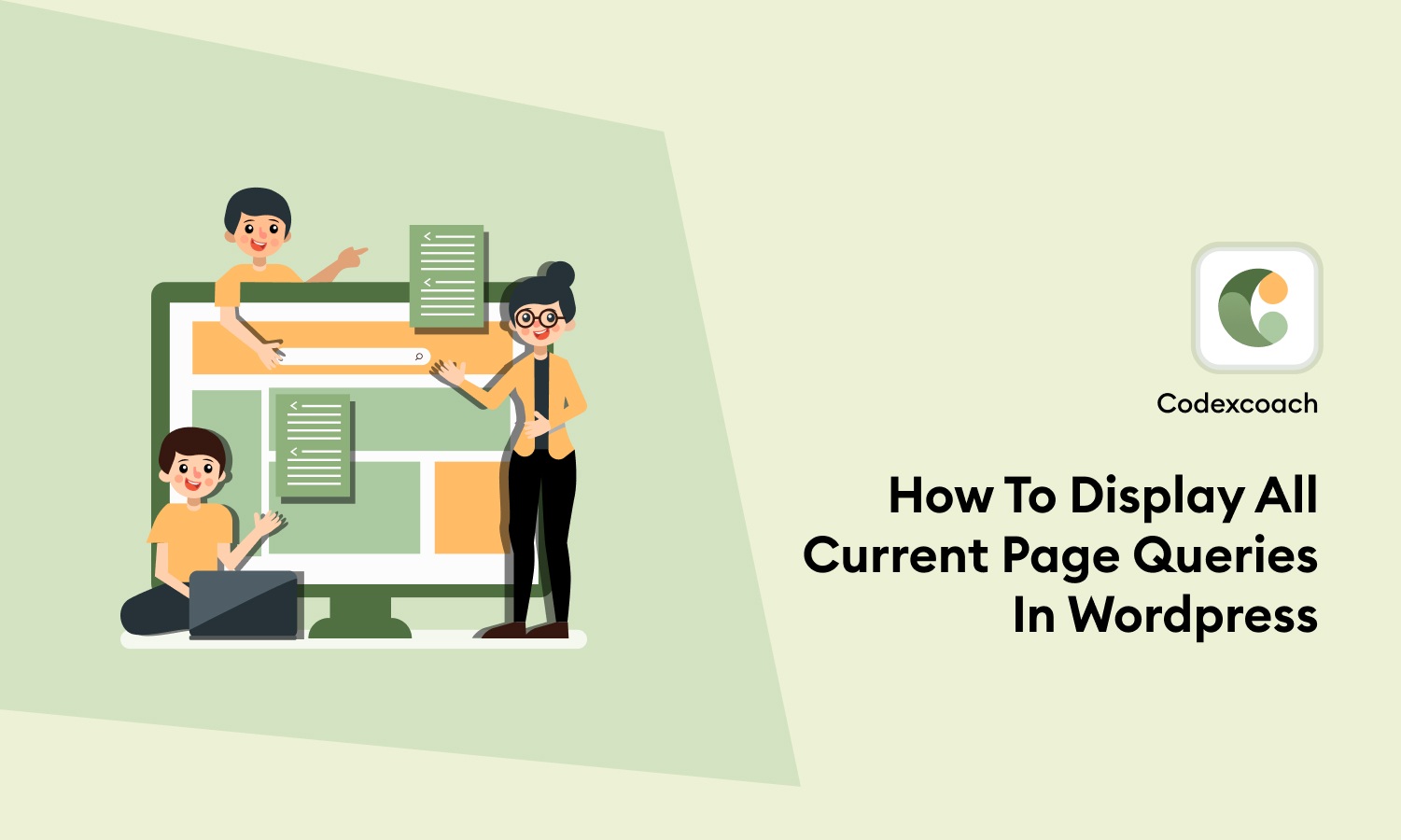 How to display all current page queries in wordpress