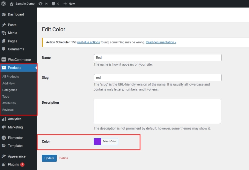 add color button in woocommerce