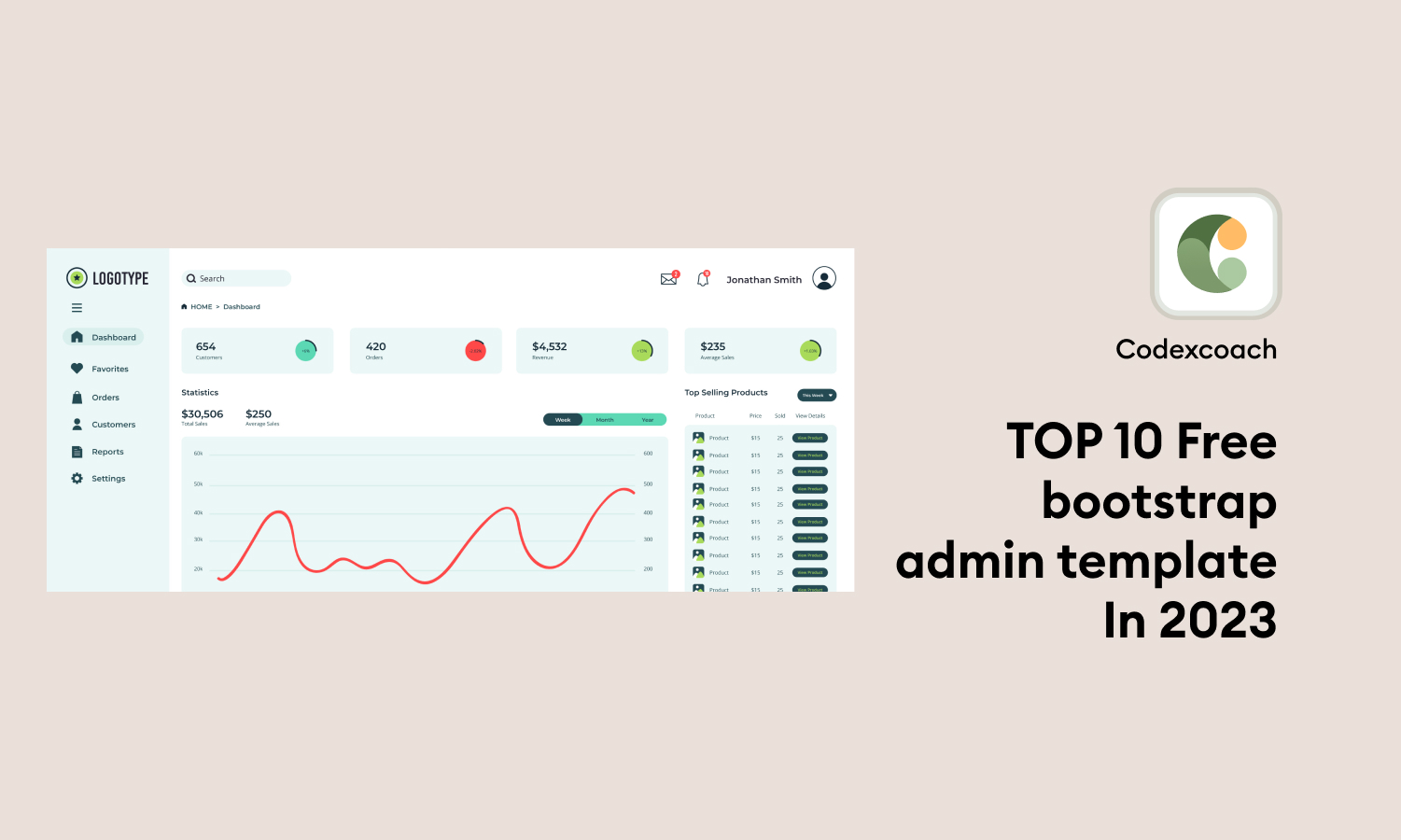 Top 10 Free Bootstrap Admin Template In 2023