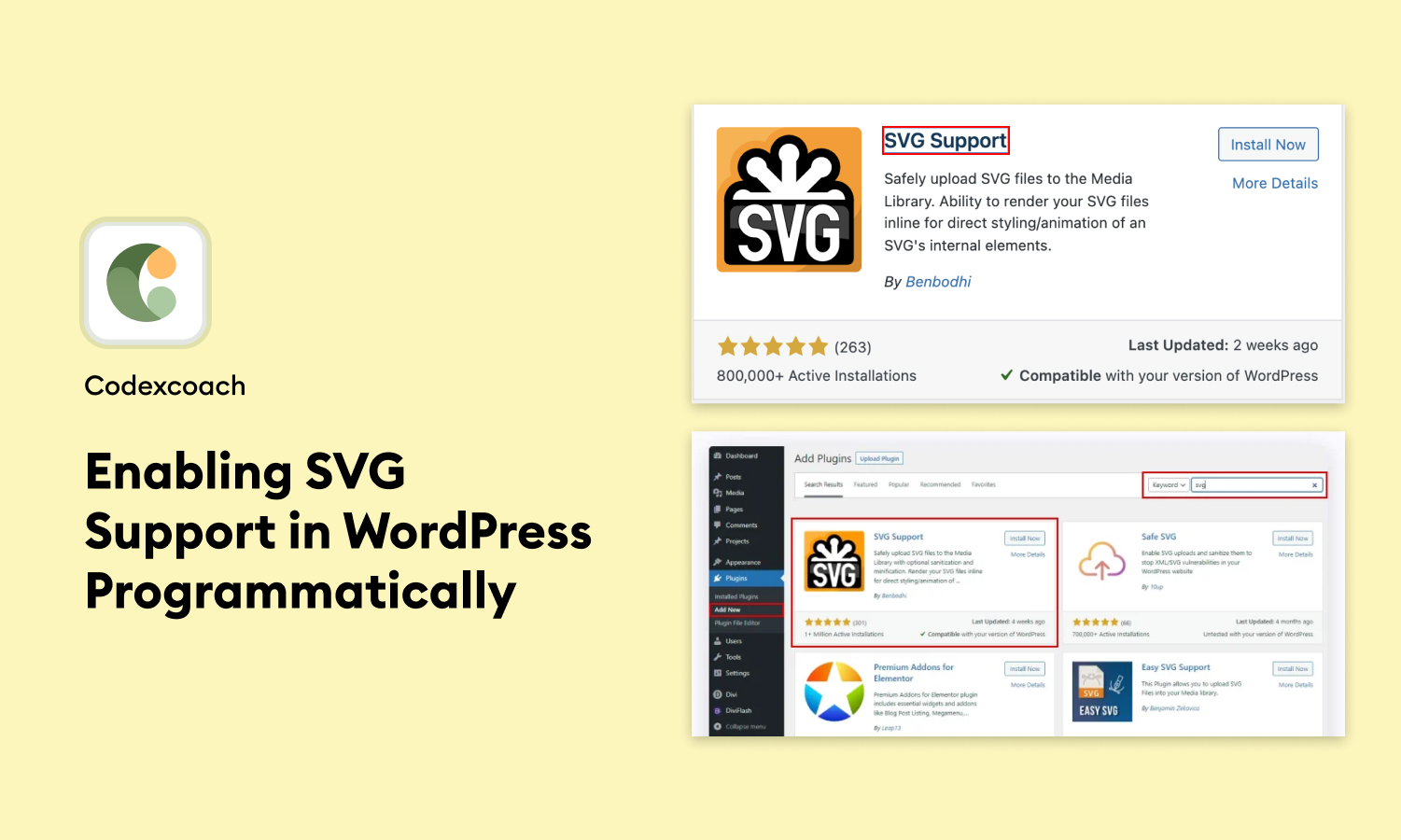 Enabling SVG Support in WordPress Programmatically