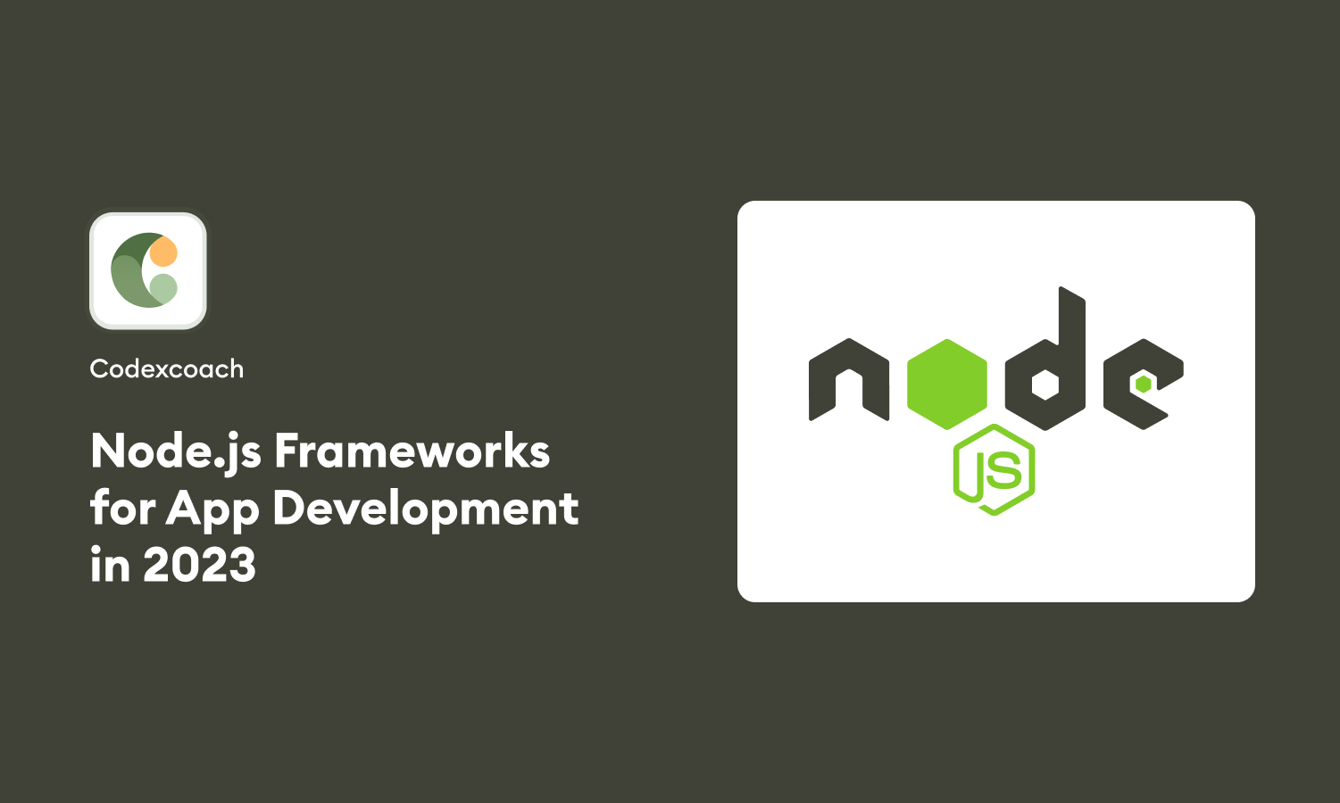 Node.js Frameworks for App Development in 2023