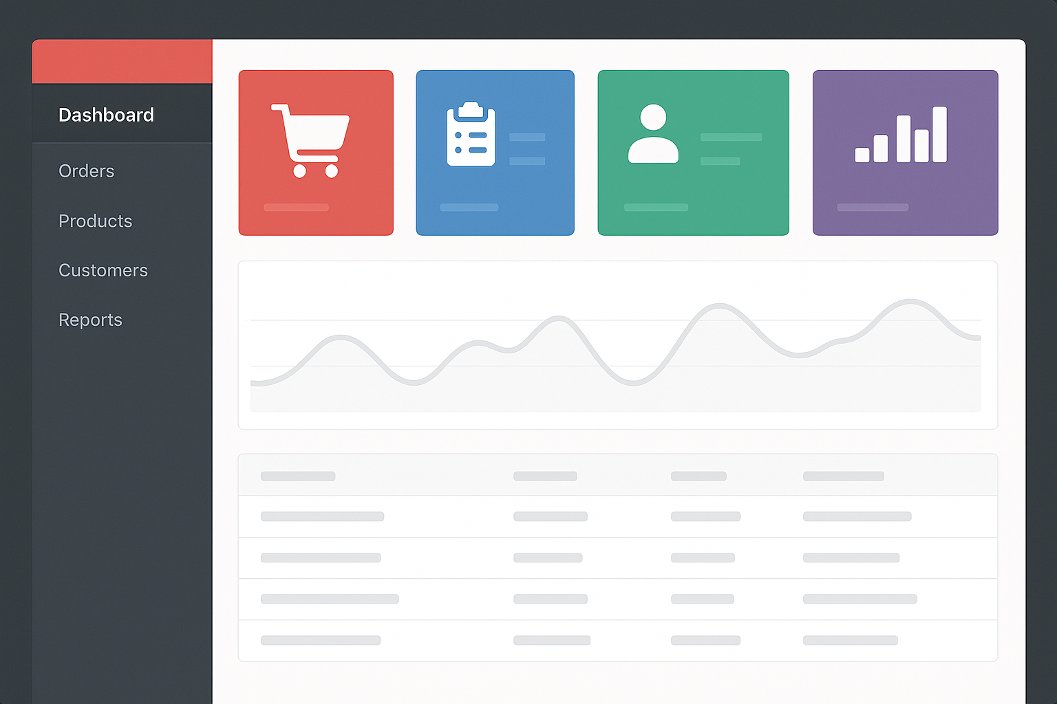 CakePHP web application dashboard interface
